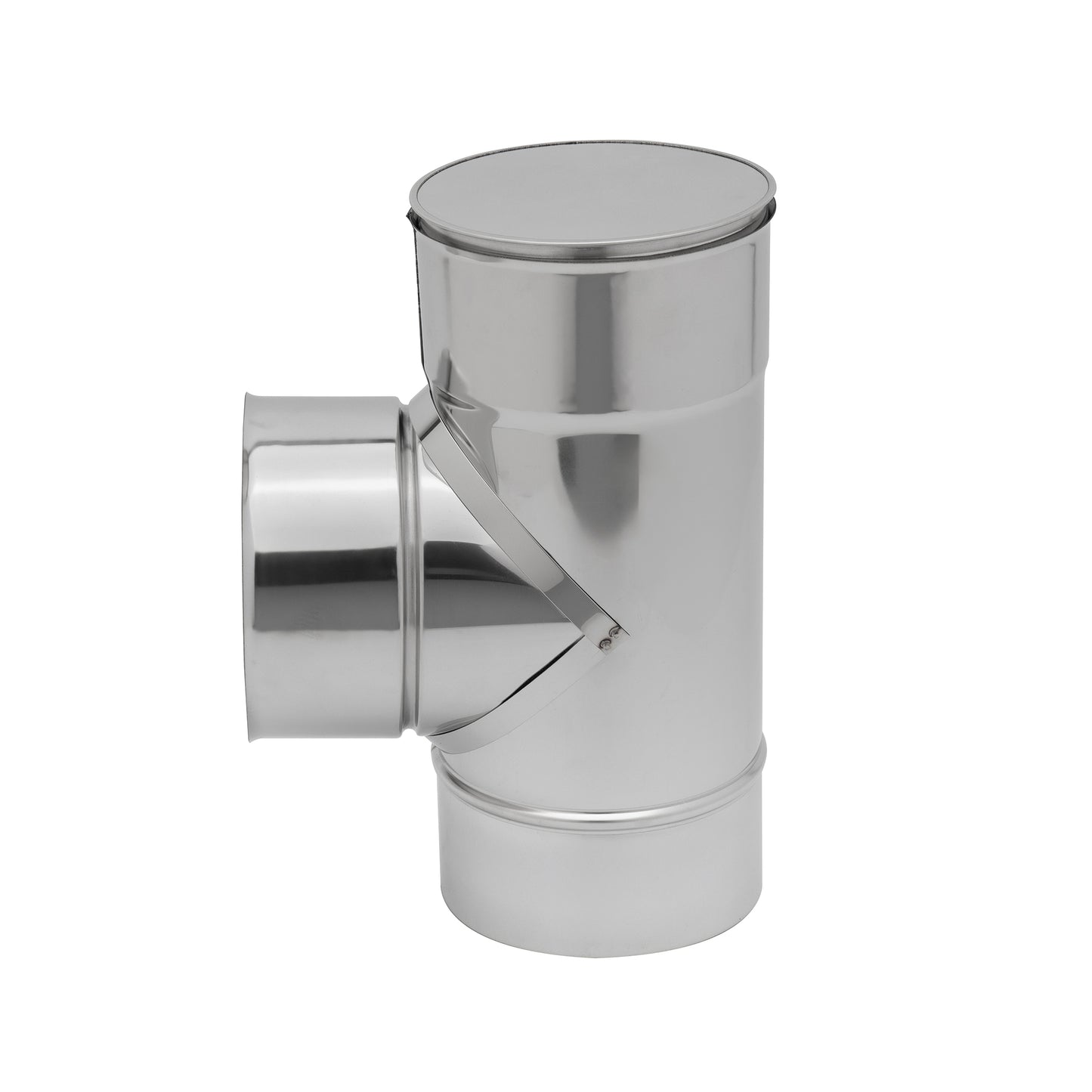 Tê com tampo Inox 0.5