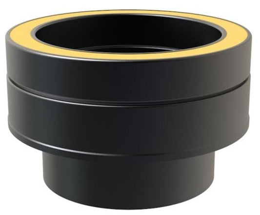 Manguito União Inox Preto 0.4 Duplo a Simples