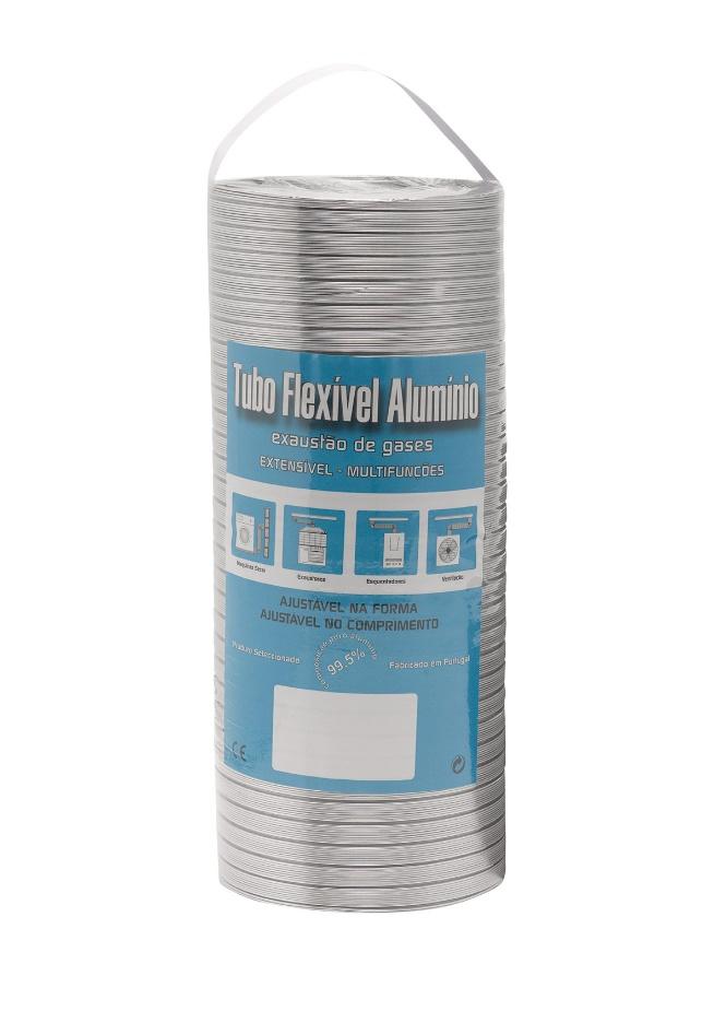 Pontas Alumínio Flexível Branco - 1 Metro