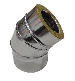 Curva Inox Duplo TA a 45º