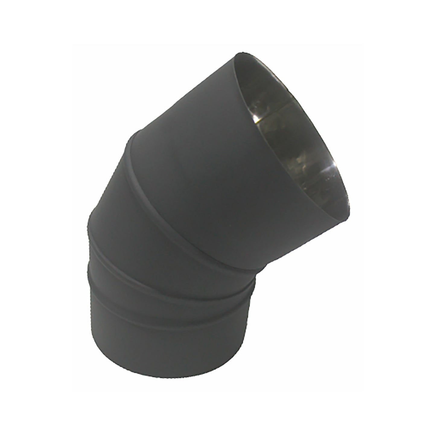 Curva Inox Antracite a 45º