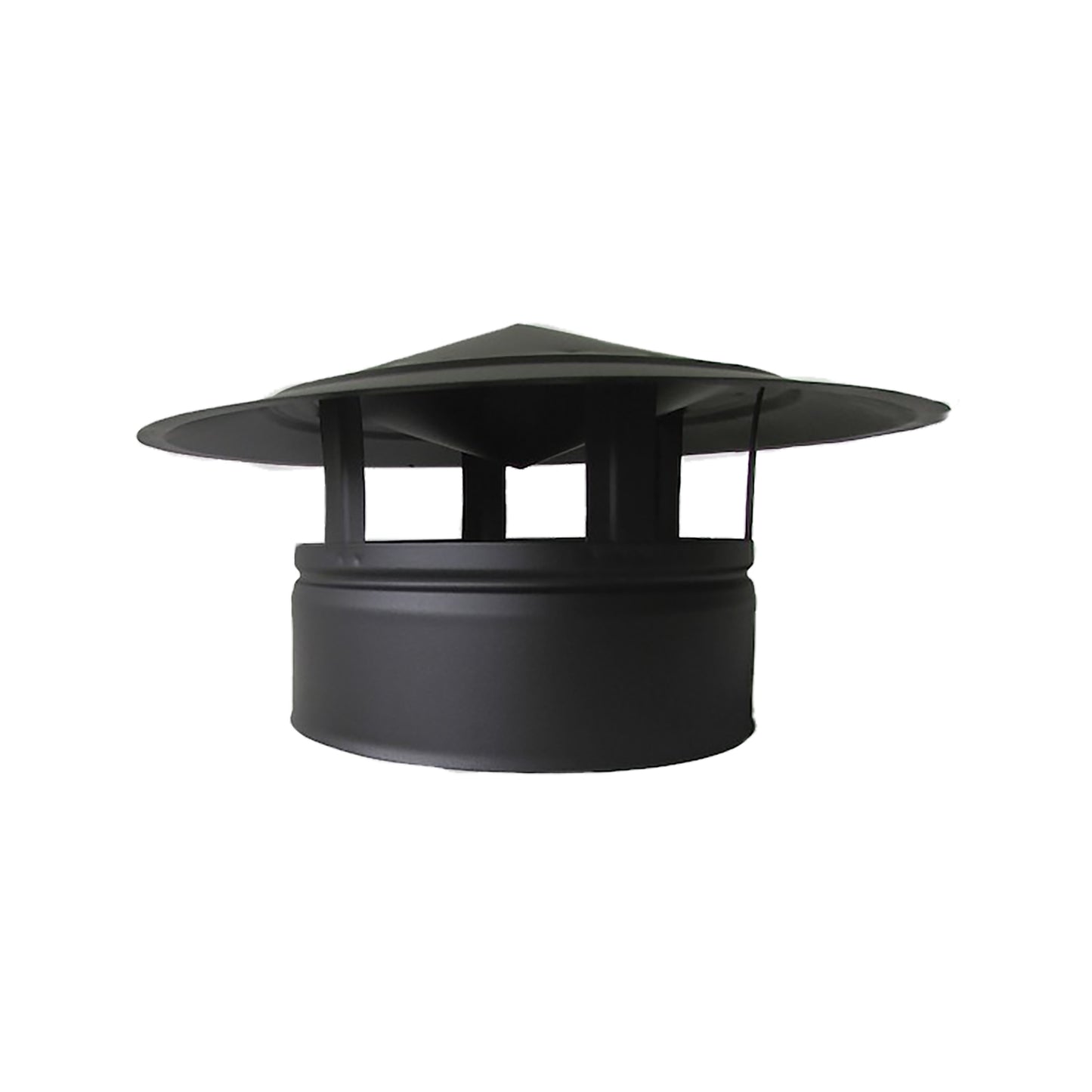 Chapéu Inox Duplo Preto sem aba TA