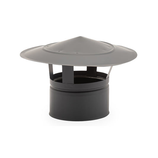 Chapéu sem aba Inox Antracite