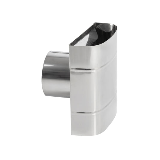 Saída de Fachada Inox 0.4