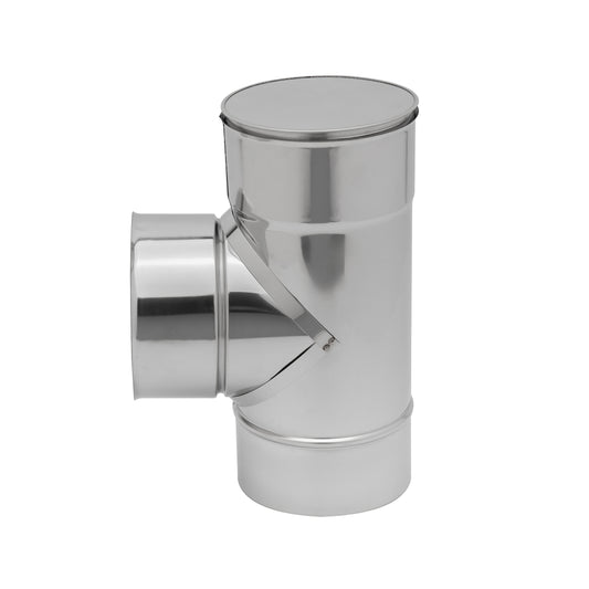 Tê com tampo Inox 0.5