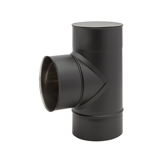 Tê com tampo Inox Preto